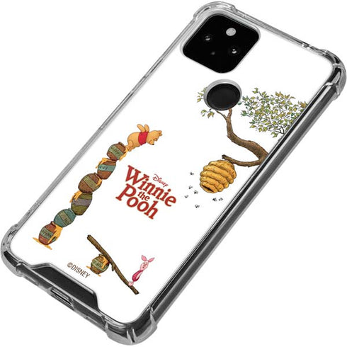 Disney Winnie the Pooh Honey Hive Google Pixel 5 Clear Case
